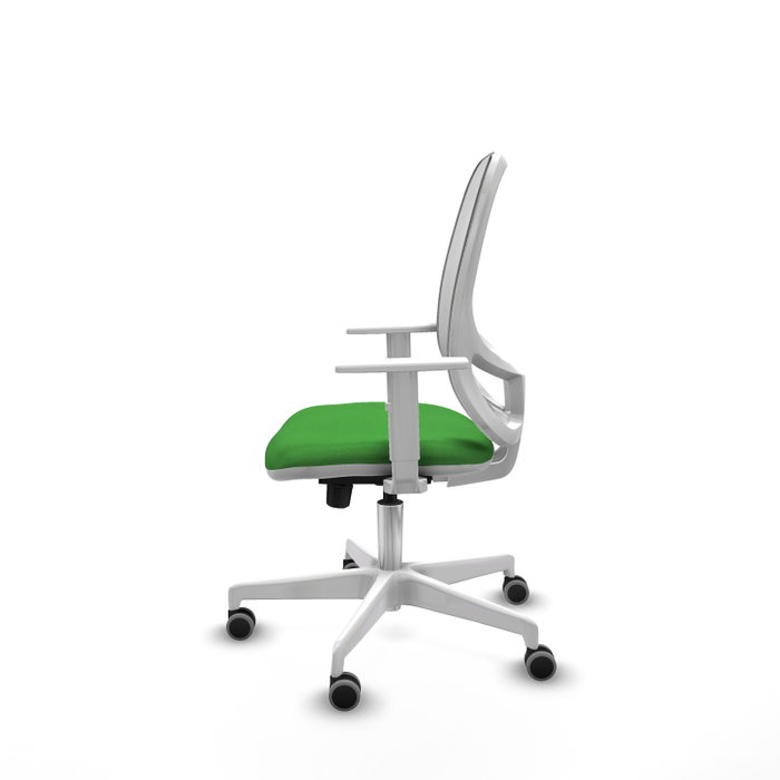 PIQUERAS Y CRESPO Silla de oficina Cilanco con mecanismo Sincro/Traslack Verde y Blanco PIQUERAS Y CRESPO Silla de oficina Cilanco con mecanismo Sincro/Traslack Verde y Blanco