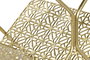 DKD Home Decor Revistero Dorado Metal y Espejo 45 x 45 x 55 cm