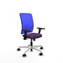 PIQUERAS Y CRESPO Silla de oficina Motilla con mecanismo Sincro, Morado y Azul