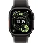 Apple Watch Ultra 3 GPS + Cellular 49 mm Caja Titanio Negro Correa Trail Loop Negra/Carbón S/M MF1D4QFA