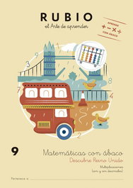 Cuaderno Rubio A4 Matematicas Con Abaco 9 - Descubre Reino Unido (9-10 Años) (Set de 5)