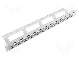Lanberg PPKS-1224-S Panel de parches vacío para módulos keystone