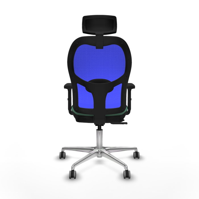 PIQUERAS Y CRESPO Silla de oficina Jorquera con mecanismo Sincro/Traslack, Verde esmeralda y Azul PIQUERAS Y CRESPO Silla de oficina Jorquera con mecanismo Sincro/Traslack, Verde esmeralda y Azul