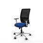 PIQUERAS Y CRESPO Silla de oficina Zulema con Mecanismo Sincro, Azul y Negro