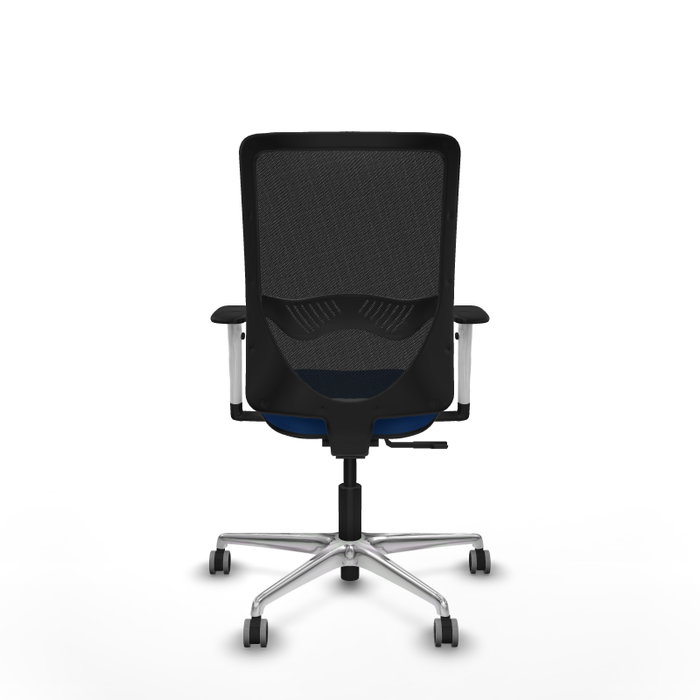 PIQUERAS Y CRESPO Silla de oficina Zulema con Mecanismo Sincro, Azul y Negro