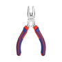 Workpro Alicates Universales Mini 110 mm Acero Cromo Vanadio Mango Cómodo Azul Rojo