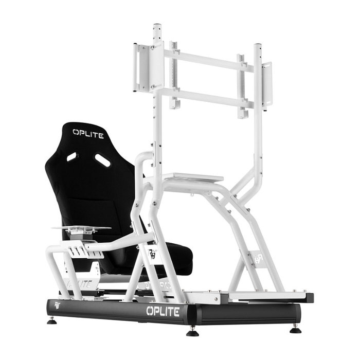 Oplite Soporte para monitor de simulador para R8 blanco Oplite Soporte para monitor de simulador para R8 blanco
