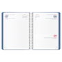 Agenda Anual (2026) Dohe Denver Espiral Tapa Extra Con Goma 150X210 D/P Azul Marino