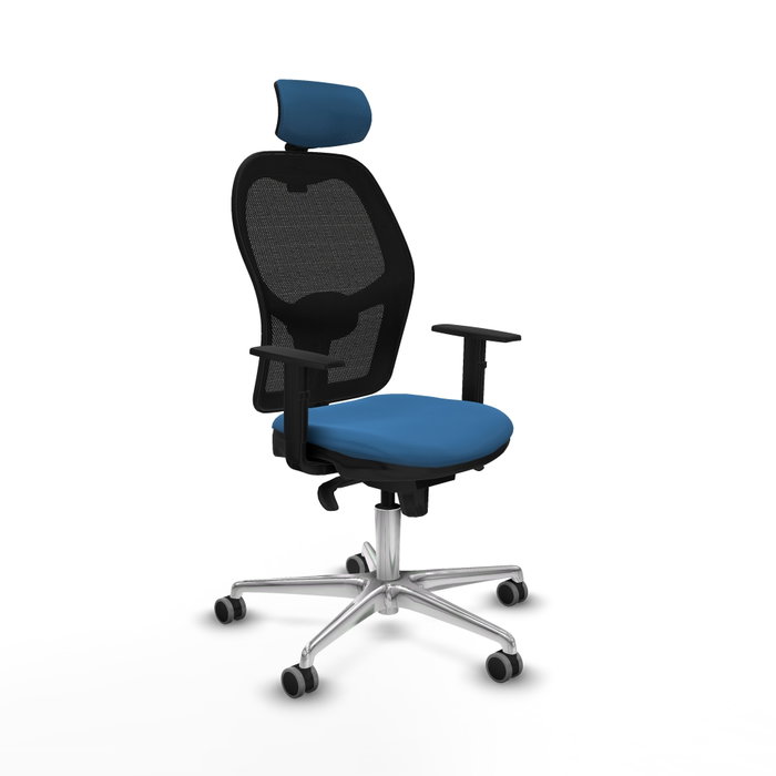 PIQUERAS Y CRESPO Silla de oficina Jorquera Azul claro y Negro PIQUERAS Y CRESPO Silla de oficina Jorquera Azul claro y Negro
