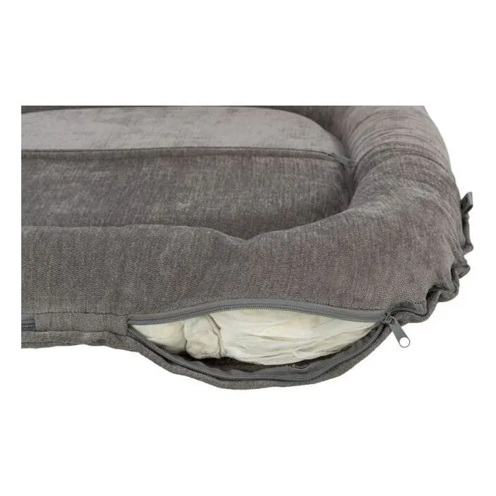 Trixie Cojín para Perro Vital Lennox, Tejido Chenilla, Forma Ovalada, 70 cm x 55 cm, Gris Trixie Cojín para Perro Vital Lennox, Tejido Chenilla, Forma Ovalada, 70 cm x 55 cm, Gris