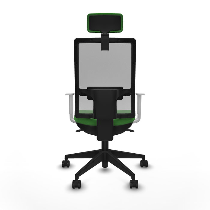 PIQUERAS Y CRESPO Silla de oficina Horna con mecanismo Sincro, Verde y Gris PIQUERAS Y CRESPO Silla de oficina Horna con mecanismo Sincro, Verde y Gris