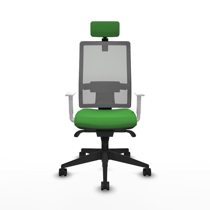 PIQUERAS Y CRESPO Silla de oficina Horna con mecanismo Sincro, Verde y Gris PIQUERAS Y CRESPO Silla de oficina Horna con mecanismo Sincro, Verde y Gris