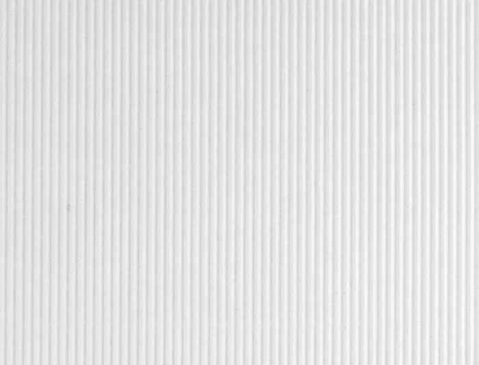 Liderpapel Cartón Ondulado 50 x 70 cm, 320 g/m², Color Blanco, Hoja de Cartulina para Manualidades y Encuadernación