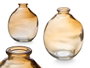GIFTDECOR Frasco de Cristal Irregular Ámbar