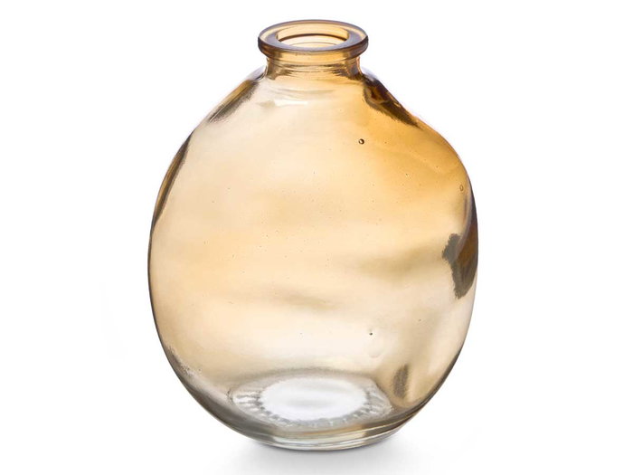 GIFTDECOR Frasco de Cristal Irregular Ámbar GIFTDECOR Frasco de Cristal Irregular Ámbar