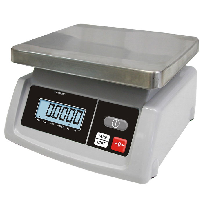 BACSA Balanza Chef Ps50M, 6 kg / 0.1 g, Acero Inoxidable, Dimensiones 280x340x210 mm