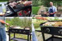 Algon Bbq Espátula de Barbacoa de Madera 37.5 cm