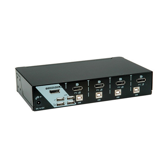 ROLINE KVM Switch 14.01.3329 con DisplayPort para 4 PC ROLINE KVM Switch 14.01.3329 con DisplayPort para 4 PC