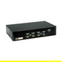 ROLINE 14.01.3329 Switch KVM DisplayPort USB 2.0 para 4 Computadoras, 2560 x 1600 Pixeles, Negro, Control de 1 Usuario
