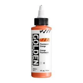 Golden High Flow Colores Acrílicos Naranja Fluorescente 118 ml