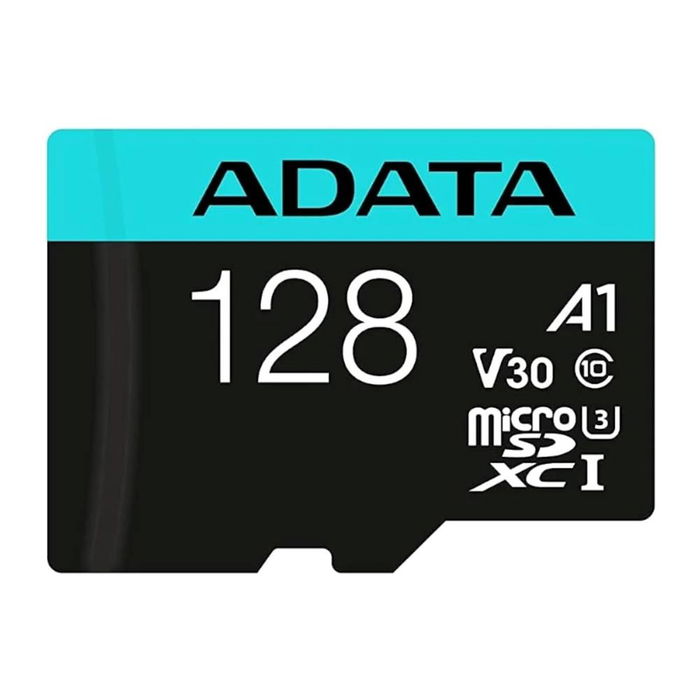 ADATA AUSDX128GUI3V30SA2 Tarjeta de Memoria microSDXC 128 GB UHS-I U3, Clase 10, V10, Lectura Hasta 100 MB/s ADATA AUSDX128GUI3V30SA2 Tarjeta de Memoria microSDXC 128 GB UHS-I U3, Clase 10, V10, Lectura Hasta 100 MB/s