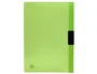 Liderpapel Carpeta Dossier con Pinza Deslizante Verde Translúcido DIN A4