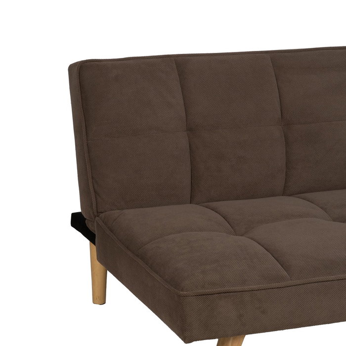 Sofá-Cama Taupe Madera Decoración 175 X 84 X 73 cm