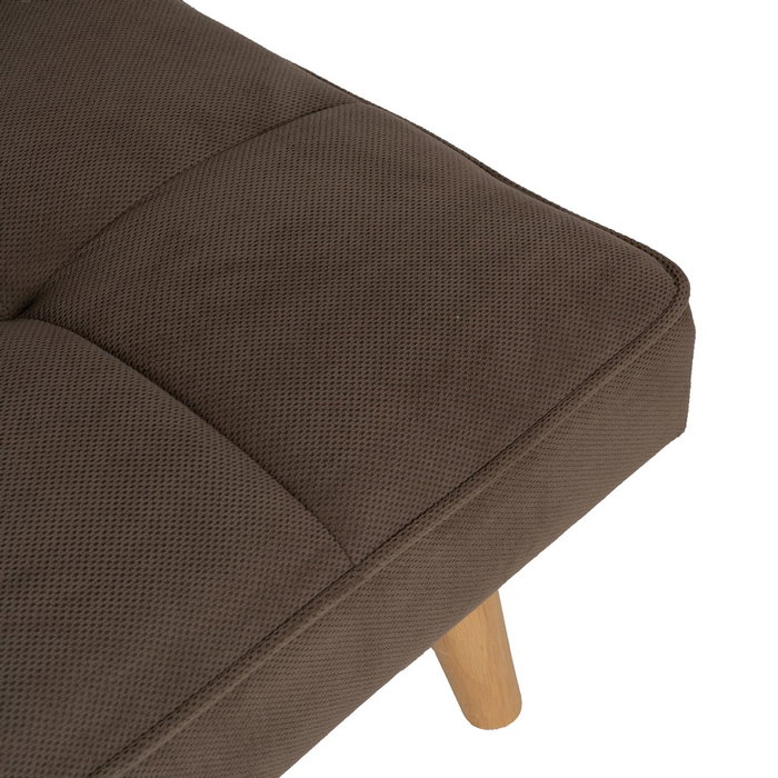 Sofá-Cama Taupe Madera Decoración 175 X 84 X 73 cm