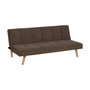 Ixia Sofá-cama Taupe con Madera de Decoración