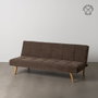 Ixia Sofá-cama Taupe con Madera de Decoración