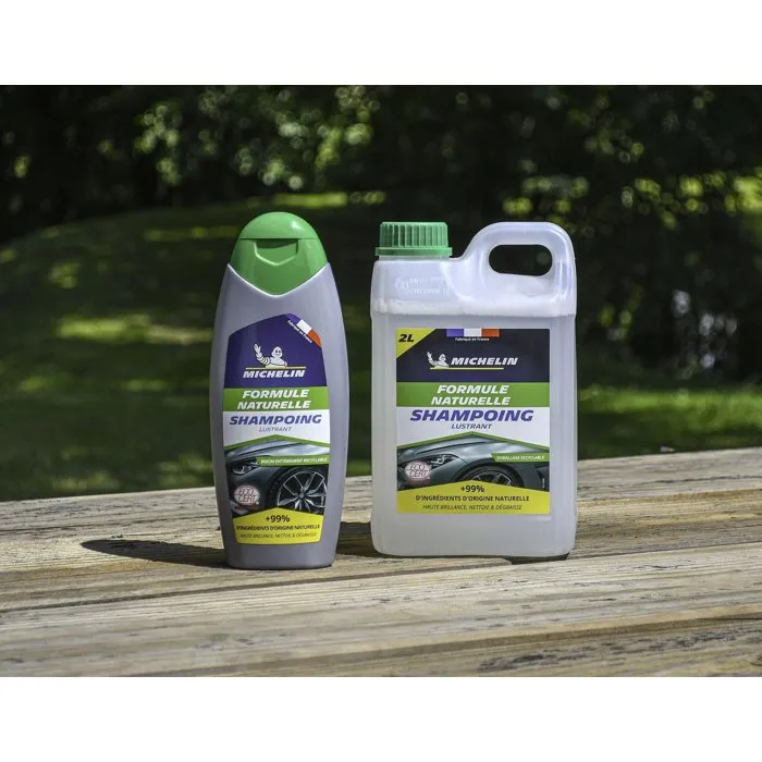 Michelin Champú Brillo 500ml Limpia y Desengrasa Todo Tipo de Pintura Elimina Suciedad Insectos Grasa Biodegradable