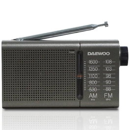 Daewoo Radio Portátil DW1035 Gris Oscuro
