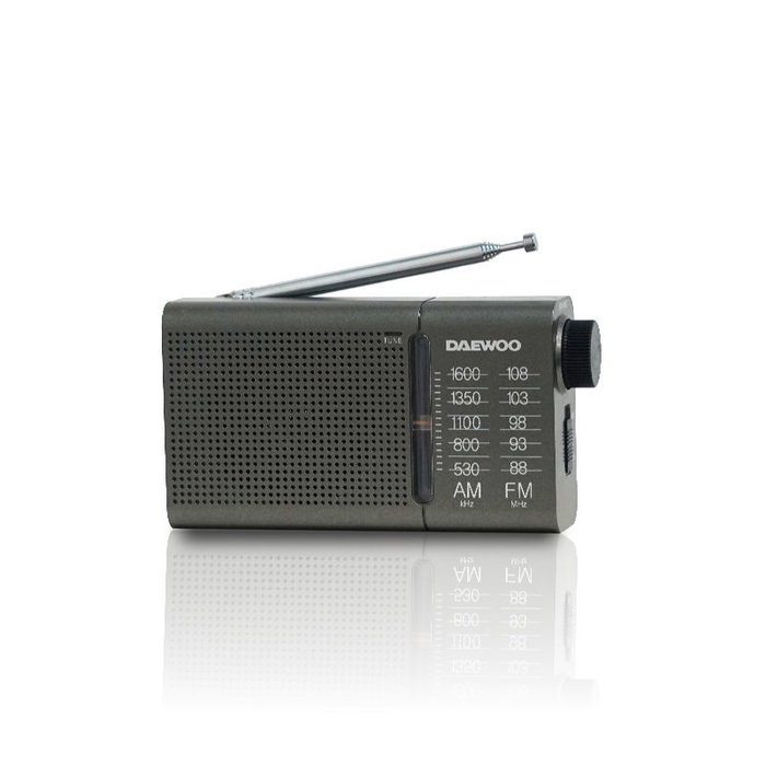 Daewoo Radio Portátil DW1035 Gris Oscuro