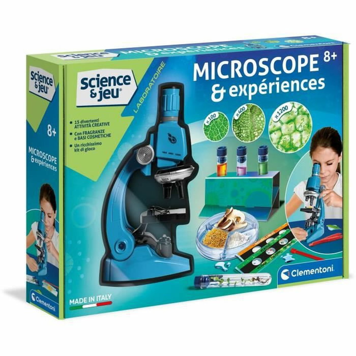 Clementoni Súper Microscopio Profesional Ciencia y Juego Clementoni Súper Microscopio Profesional Ciencia y Juego