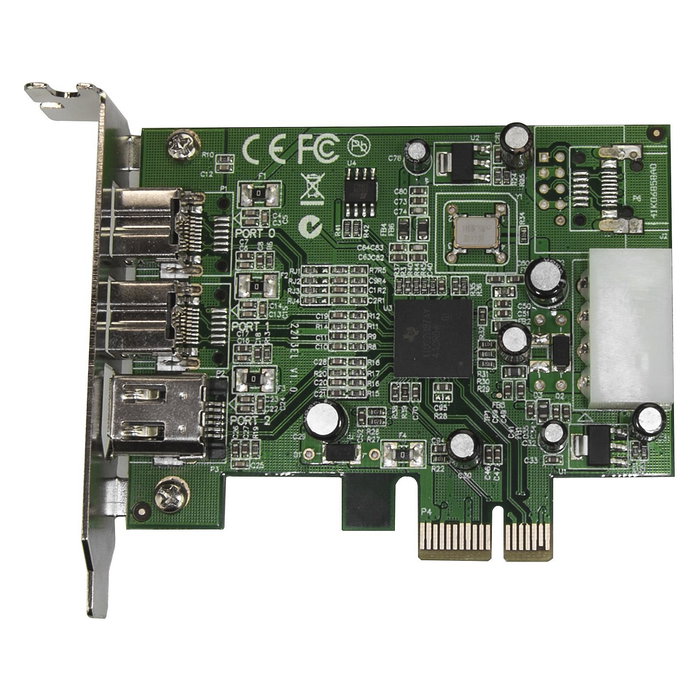 StarTech.com Tarjeta FireWire PCI Express 3 Puertos 800+400, Low Profile, PCIe 1.1, Verde StarTech.com Tarjeta FireWire PCI Express 3 Puertos 800+400, Low Profile, PCIe 1.1, Verde