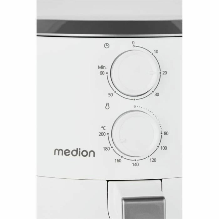 Medion MD13020 Freidora de aire caliente 4,7 L Blanco Medion MD13020 Freidora de aire caliente 4,7 L Blanco