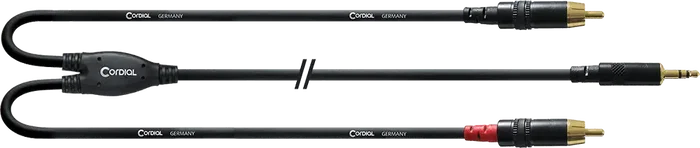 Cordial CMJ160 Cable MiniJack Estéreo a 2 RCA 6m