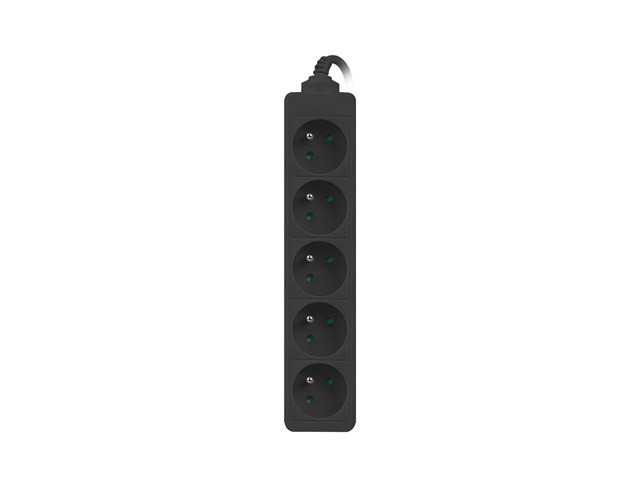 Lanberg Regleta de 5 tomas PL con cable de 1,5m, negra Lanberg Regleta de 5 tomas PL con cable de 1,5m, negra
