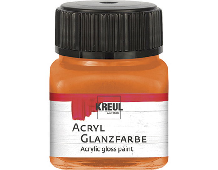 Kreul Pintura acrílica naranja brillante 20ml Kreul Pintura acrílica naranja brillante 20ml