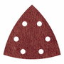 Wolfcraft Hoja lija triangular autoadhesiva grano 240, 95 mm (5 uds)