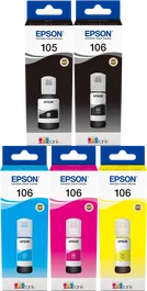Epson Multipack de Tintas T00Q/R MCVP 105/106 Negro, Cian, Magenta, Amarillo