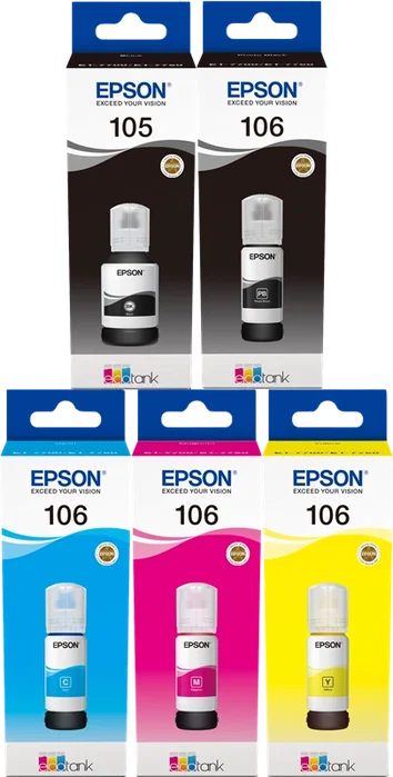 Epson Multipack de Tintas T00Q/R MCVP 105/106 Negro, Cian, Magenta, Amarillo Epson Multipack de Tintas T00Q/R MCVP 105/106 Negro, Cian, Magenta, Amarillo