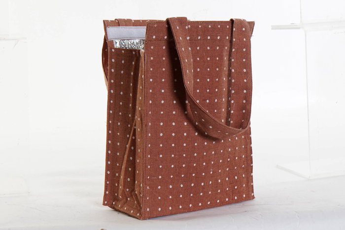 DKD Home Decor Basicos Bolsa Termica Marron Turquesa 10 x 43 x 20 cm (12 Unidades)