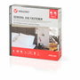 Velcro® Cinta de gancho y bucle adhesiva negra 50 mm x 5 m