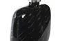 DKD Home Decor Jarrón de Cristal y Aluminio con Tapa Plateada Negro 28x14x48 cm