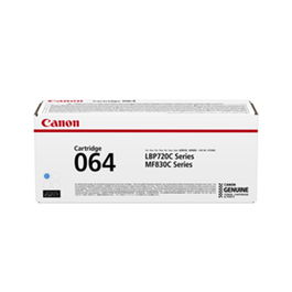 Canon Toner 064H Cian - Cartucho de Tóner Color Cian, 10400 Páginas, Ref. 4936C001, para i-SENSYS LBP722CDW