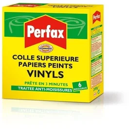 Perfax Papel Adhesivo Vinilos 200gr Pegamento Alta Adhesión Inmediata Suave Sin Grumos Listo en Tres Minutos