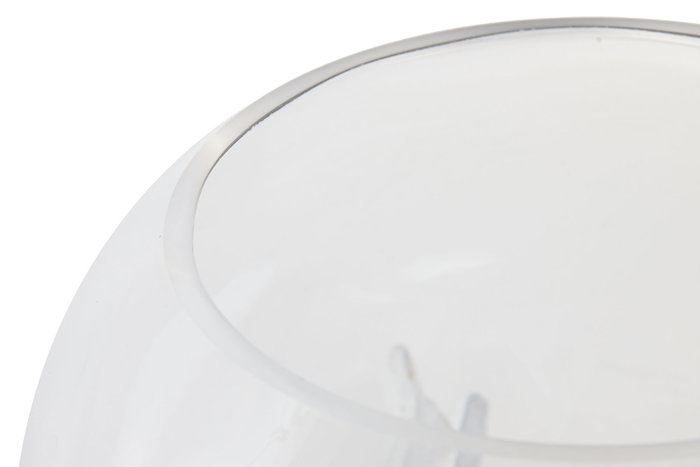 DKD Home Decor Portavela Mediterraneo Blanco 30 x 30 x 25 cm (4 Unidades)