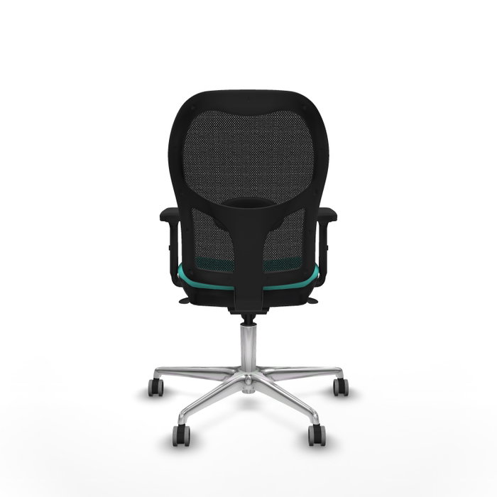 PIQUERAS Y CRESPO Silla de oficina Jorquera con mecanismo Sincro, Turquesa y Negro PIQUERAS Y CRESPO Silla de oficina Jorquera con mecanismo Sincro, Turquesa y Negro