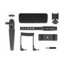 DeLOCK Set de Micrófono Vlog Shotgun para Smartphones y DSLR, Negro